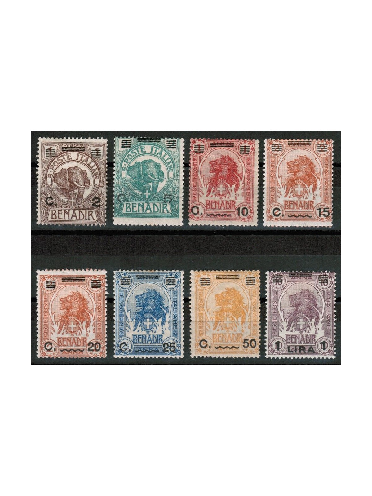 ITALIAN SOMALIA 1926 Ordinary series 8v MH*