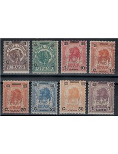 SOMALIA ITALIANA 1926 Serie ordinaria 8v MH*