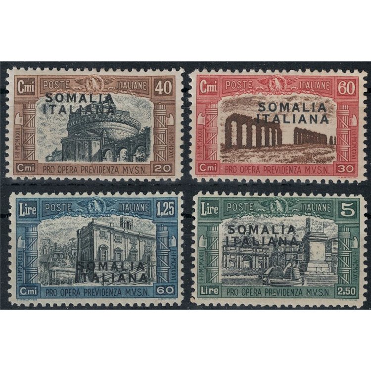 ITALIAN SOMALIA 1927 Militia I 4v MH*
