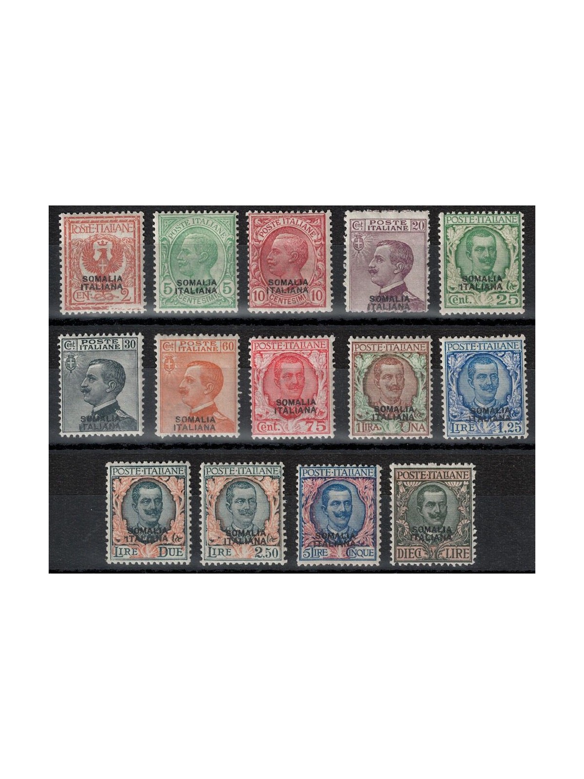 ITALIAN SOMALIA 1926-30 Ordinary series 14v MH*