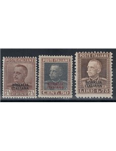 SOMALIA ITALIANA 1928-29 Tipo Parmeggiani 3v MH*