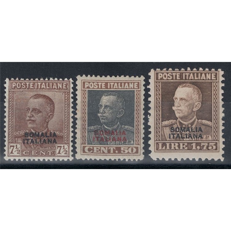 ITALIAN SOMALIA 1928-29 Parmeggiani Type 3v MH*