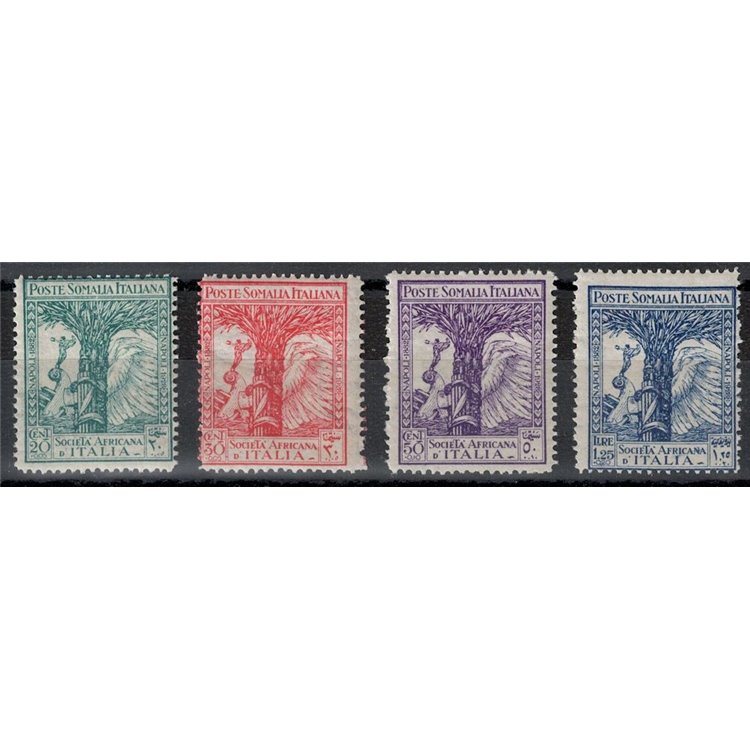 ITALIAN SOMALIA 1928 Italian African Society 4v MH*