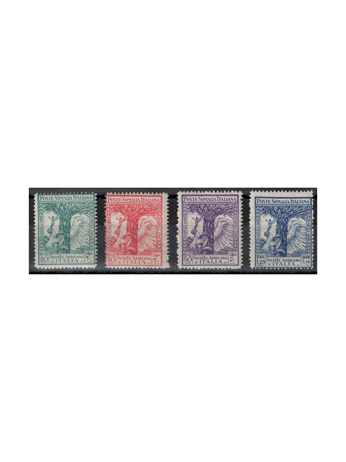 SOMALIA ITALIANA 1928 Società Africana d'Italia 4v MH*