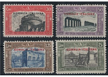 SOMALIA ITALIANA 1929 Milizia II 4v MH*