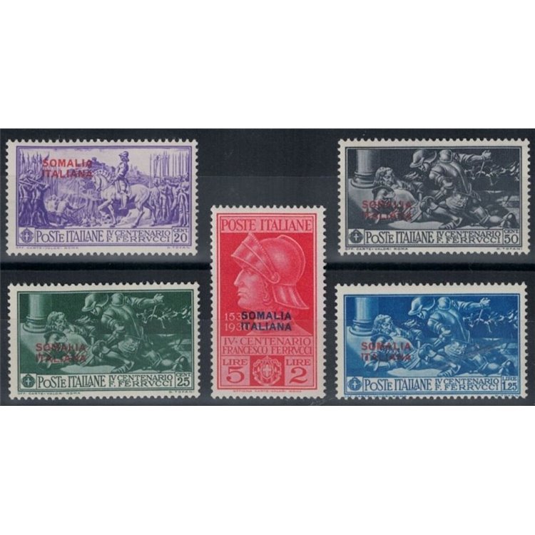 SOMALIA ITALIANA 1930 Francesco Ferrucci 5v MH*