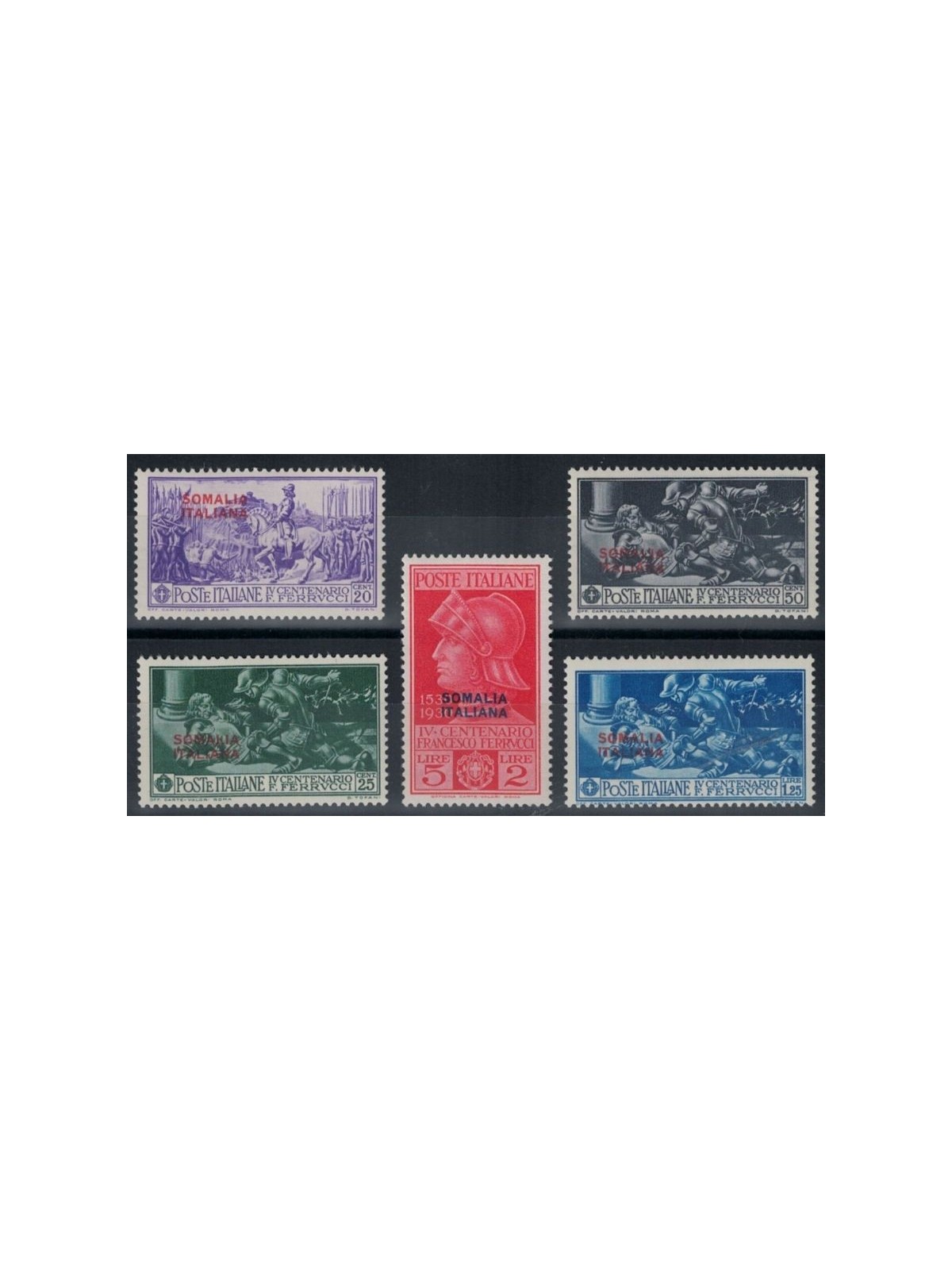 SOMALIA ITALIANA 1930 Francesco Ferrucci 5v MH*
