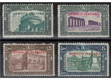 SOMALIA ITALIANA 1930 Milizia III 4v MH*