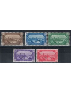 ITALIAN SOMALIA 1930 Italian Colonial Agricultural Institute 5v MH*