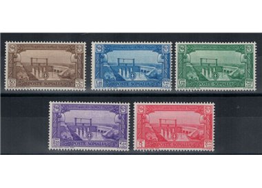 ITALIAN SOMALIA 1930 Italian Colonial Agricultural Institute 5v MH*