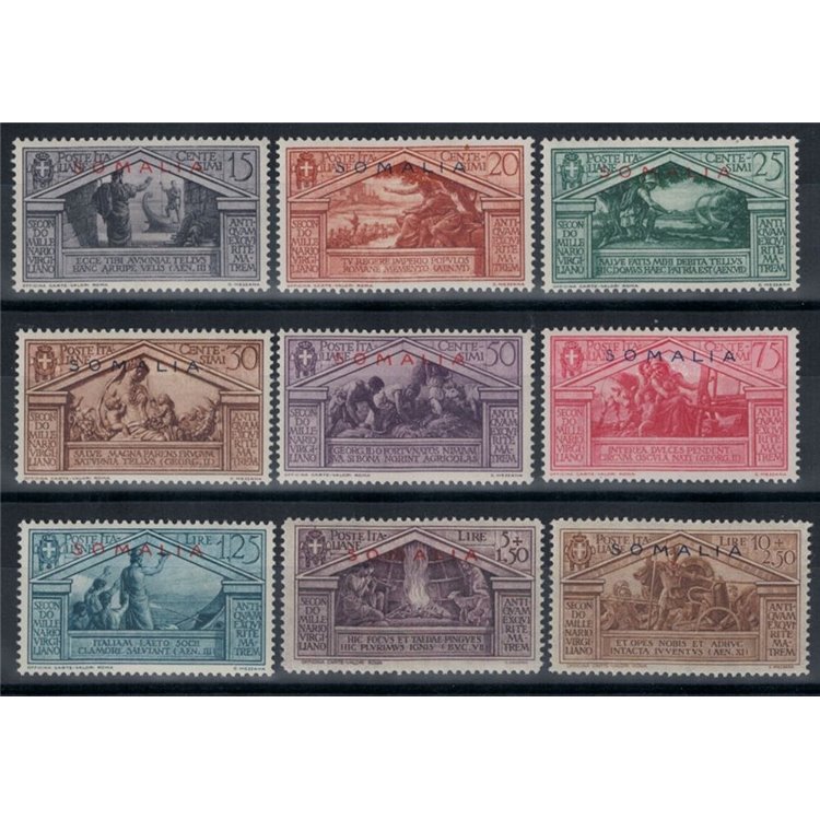 SOMALIA ITALIANA 1930 Virgilio 9v MH*
