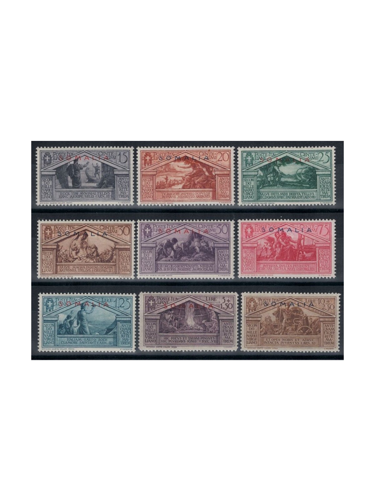 ITALIAN SOMALIA 1930 Virgil 9v MH*