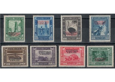 ITALIAN SOMALIA 1934 Honours to the Duke of the Abruzzi 8v MH*
