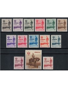ITALIAN SOMALIA 1935 King's trip to Somalia 14v MH*