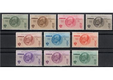 SOMALIA ITALIANA 1934 Volo Roma-Mogadiscio 10v MH*