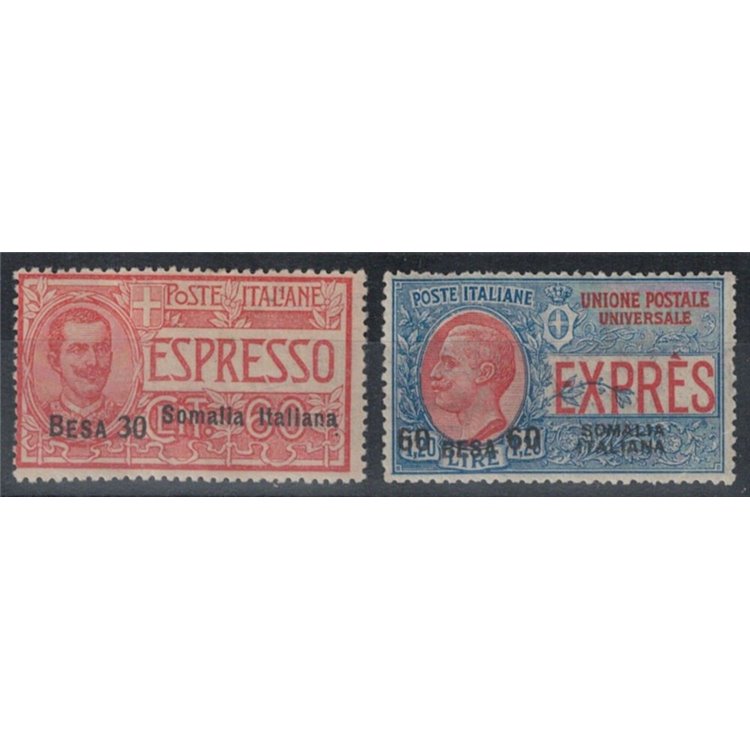 SOMALIA ITALIANA 1923 Espressi 2v MH*