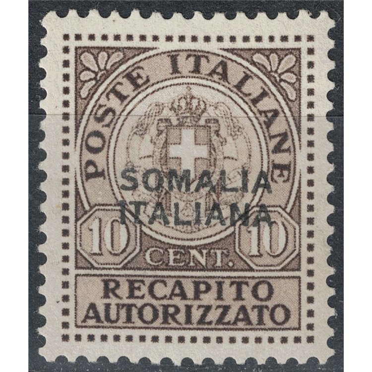 SOMALIA ITALIANA 1941 Recapito autorizzato MH*