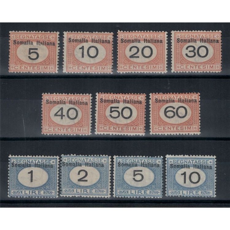 ITALIAN SOMALIA 1926 Tax mark 11v MH*