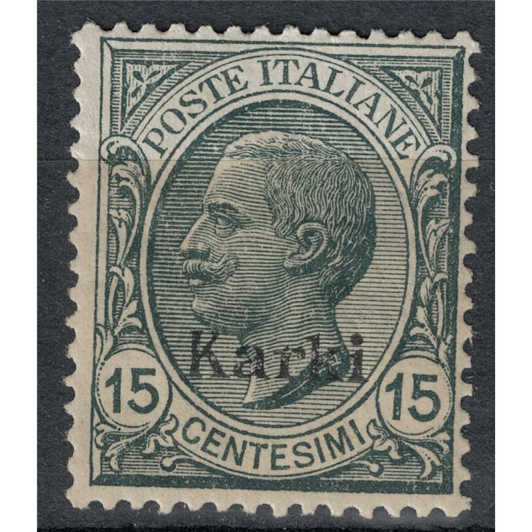 EGEO CARCHI 1921 15c ardesia MH*