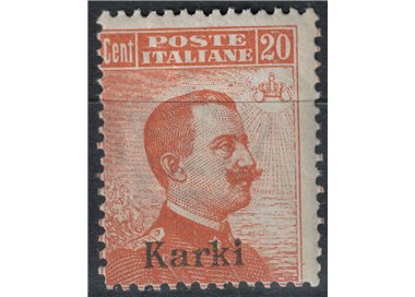 EGEO CARCHI 1922 20c orange watermark crown MH*