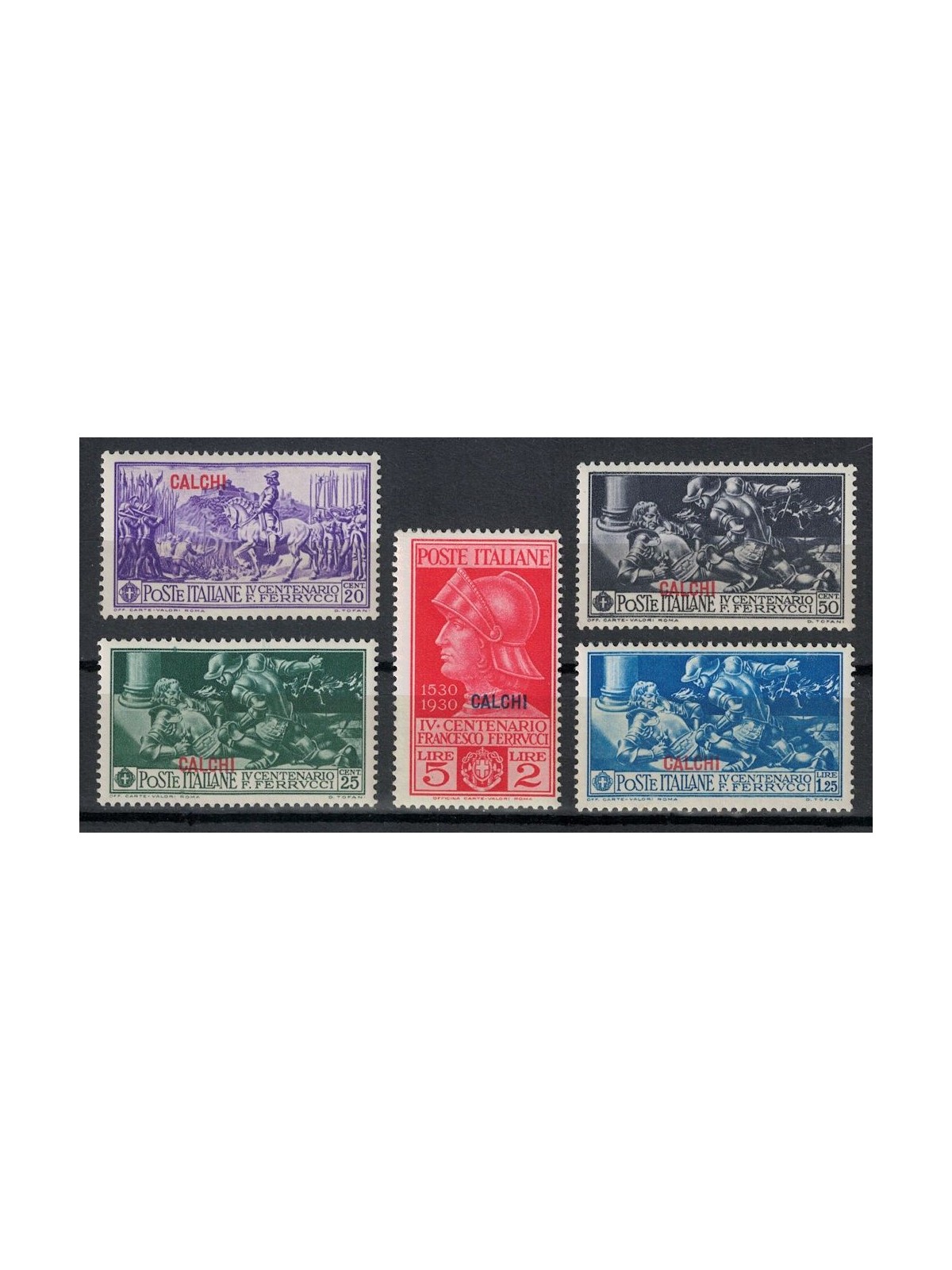EGEO CARCHI 1930 Francesco Ferrucci 5v MH*