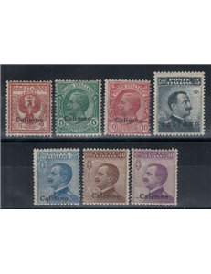 EGEO CALINO 1912 Serie ordinaria 7v MH*