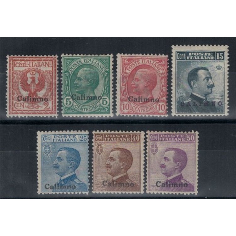 EGEO CALINO 1912 Ordinary series 7v MH*