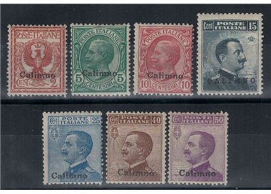 EGEO CALINO 1912 Ordinary series 7v MH*