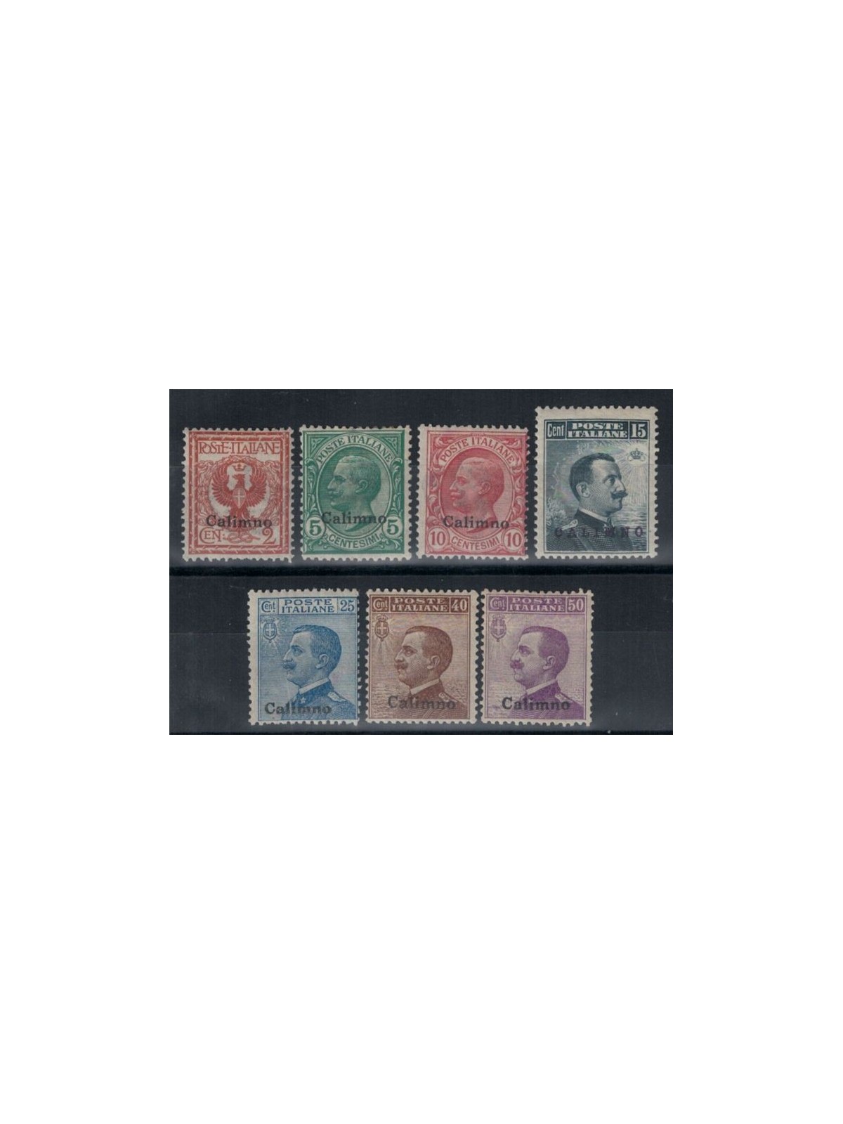 EGEO CALINO 1912 Ordinary series 7v MH*
