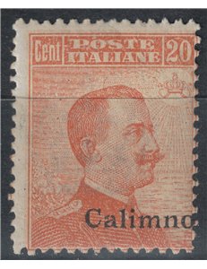 EGEO CALINO 1922 20c orange watermark crown MH*