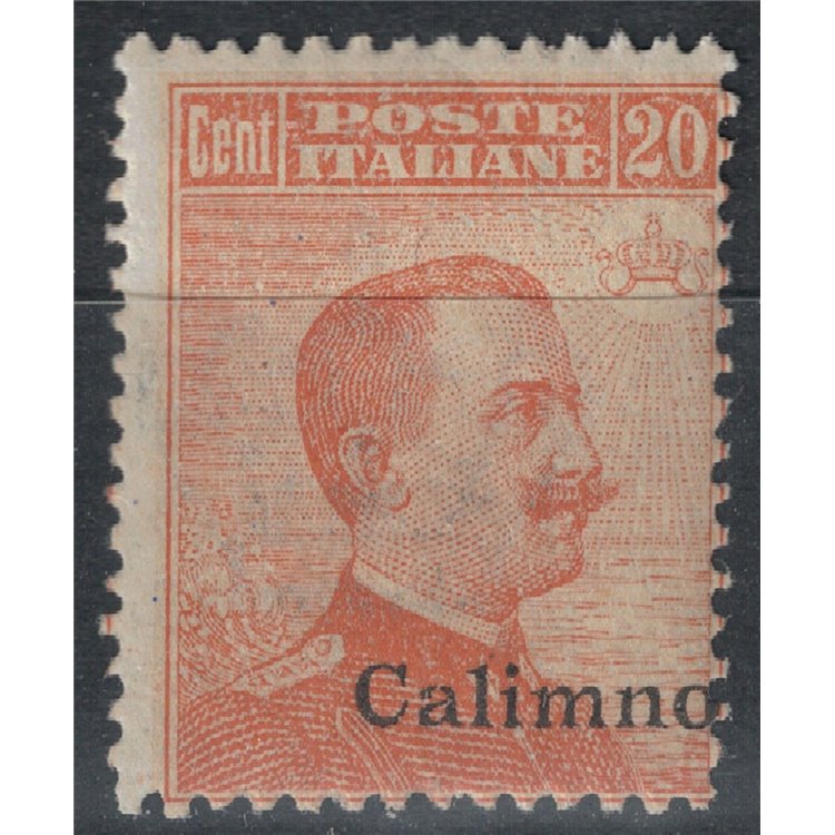 EGEO CALINO 1922 20c arancio filigrana corona MH*