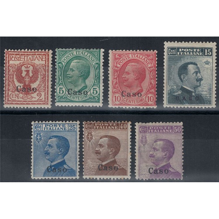 EGEO CASO 1912 Ordinary series 7v MH*