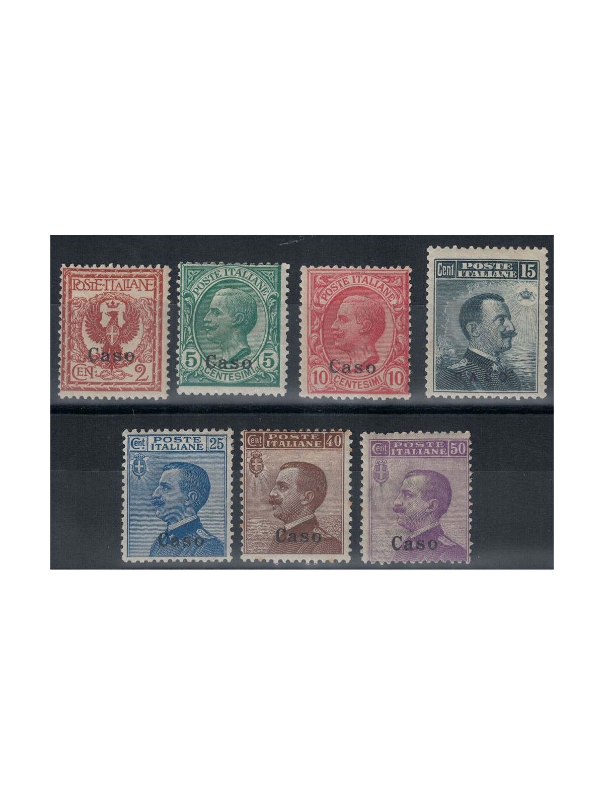 EGEO CASO 1912 Ordinary series 7v MH*