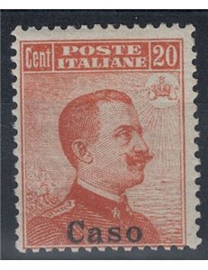 EGEO CASO 1917 20c orange without watermark MH*