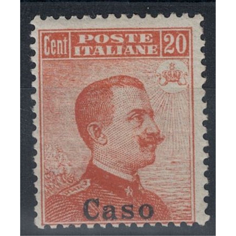 EGEO CASO 1917 20c orange without watermark MH*
