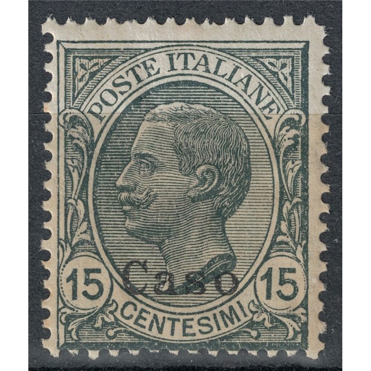 EGEO CASO 1921 15c ardesia MH*