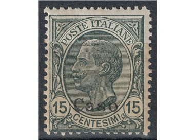 EGEO CASO 1921 15c ardesia MH*