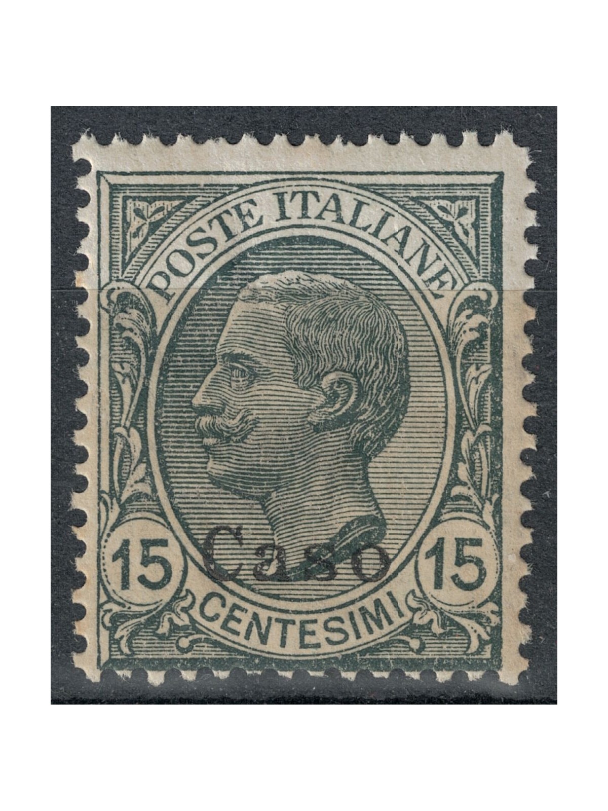 EGEO CASO 1921 15c slate MH*