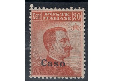 EGEO CASO 1922 20c orange watermark crown MH*