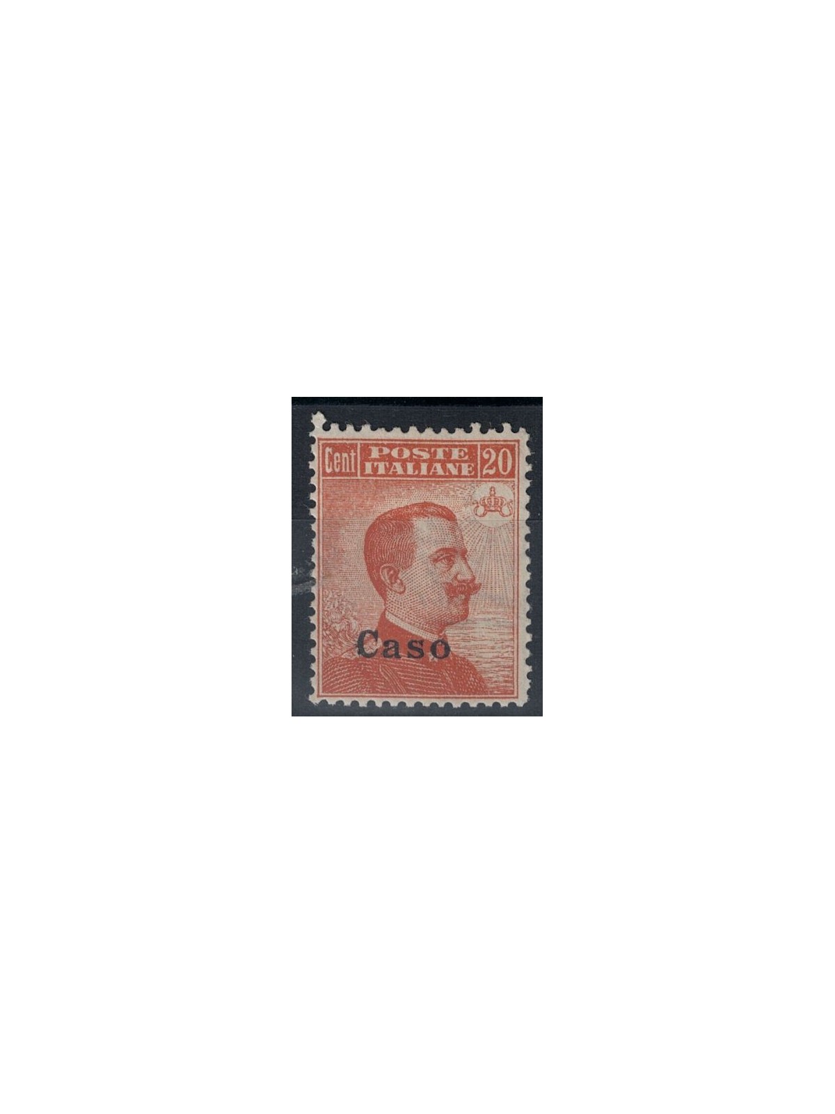 EGEO CASO 1922 20c orange watermark crown MH*