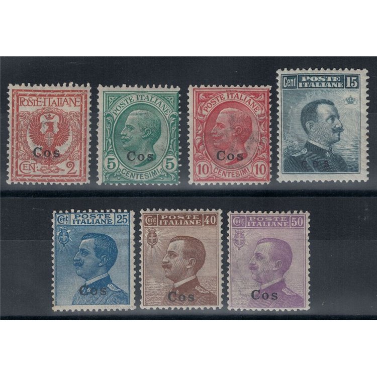 EGEO COO 1912 Ordinary series 7v MH*