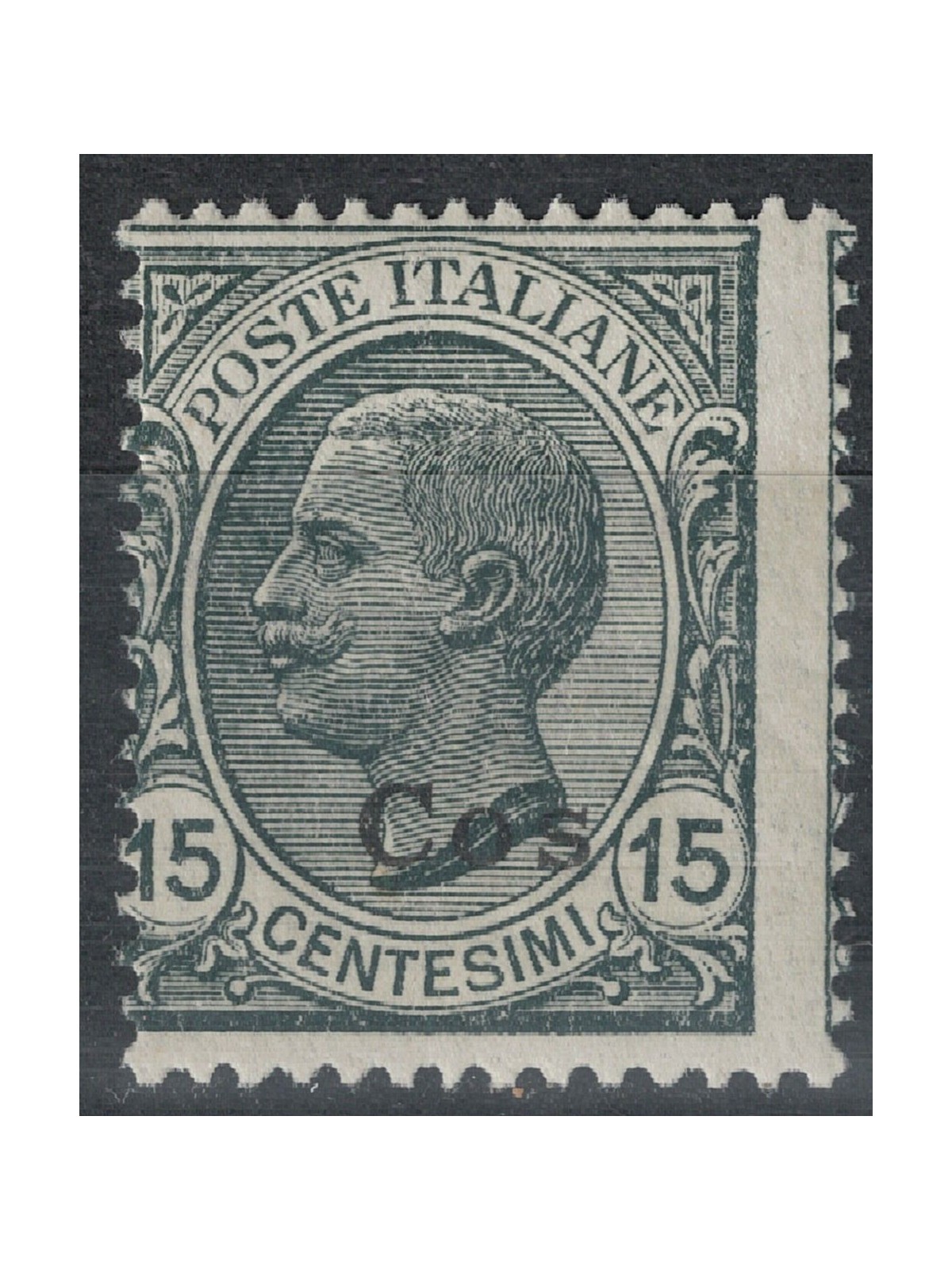 EGEO COO 1921 15c ardesia MH*