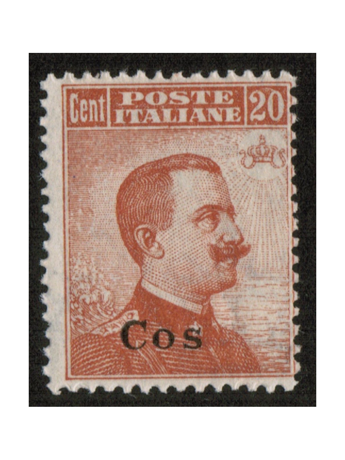 EGEO COO 1922 20c orange watermark crown MH*