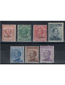 EGEO LERO 1912 Ordinary series 7v MH*