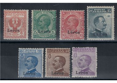 EGEO LERO 1912 Ordinary series 7v MH*