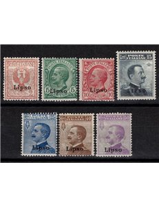 EGEO LIPSO 1912 Serie ordinaria 7v MH*