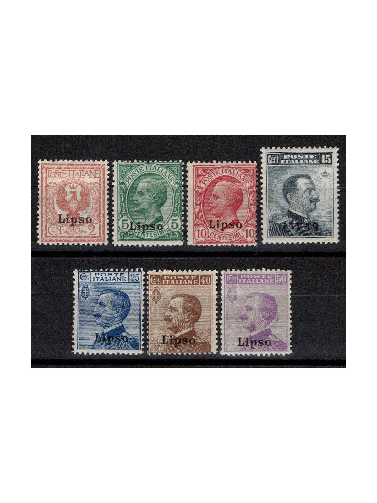 EGEO LIPSO 1912 Serie ordinaria 7v MH*