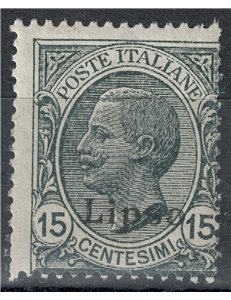 EGEO LIPSO 1921 15c slate MH*