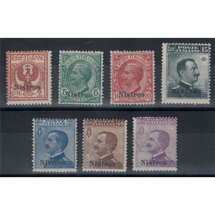 EGEO NISIRO 1912 Serie ordinaria 7v MH*