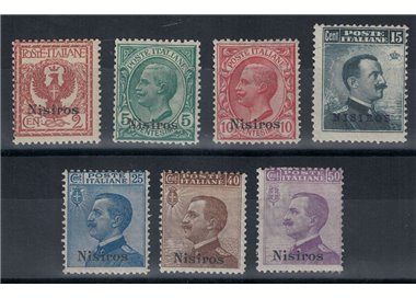 EGEO NISIRO 1912 Serie ordinaria 7v MH*